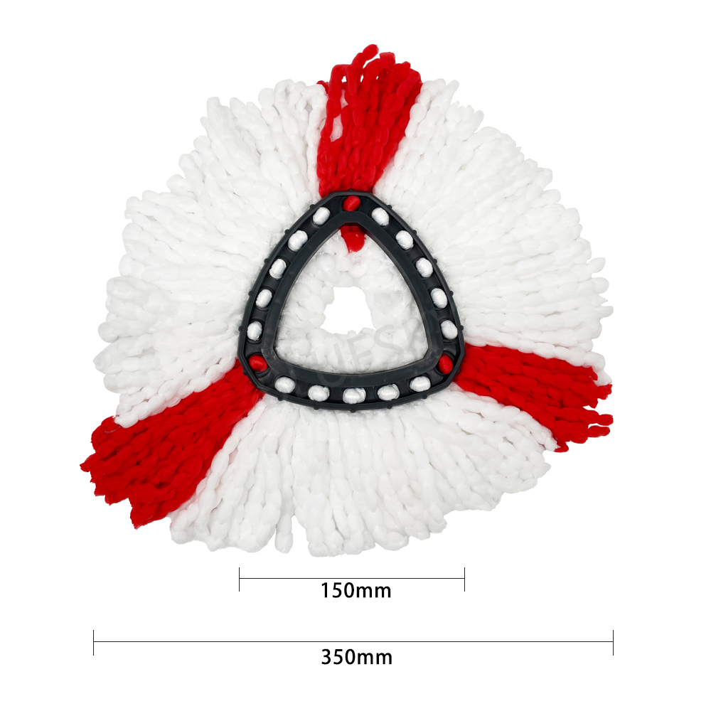 OCedar Vileda 삼각형 극세사 걸레 패드와 호환되는 360 Easy Spin Mop Clean NANJING